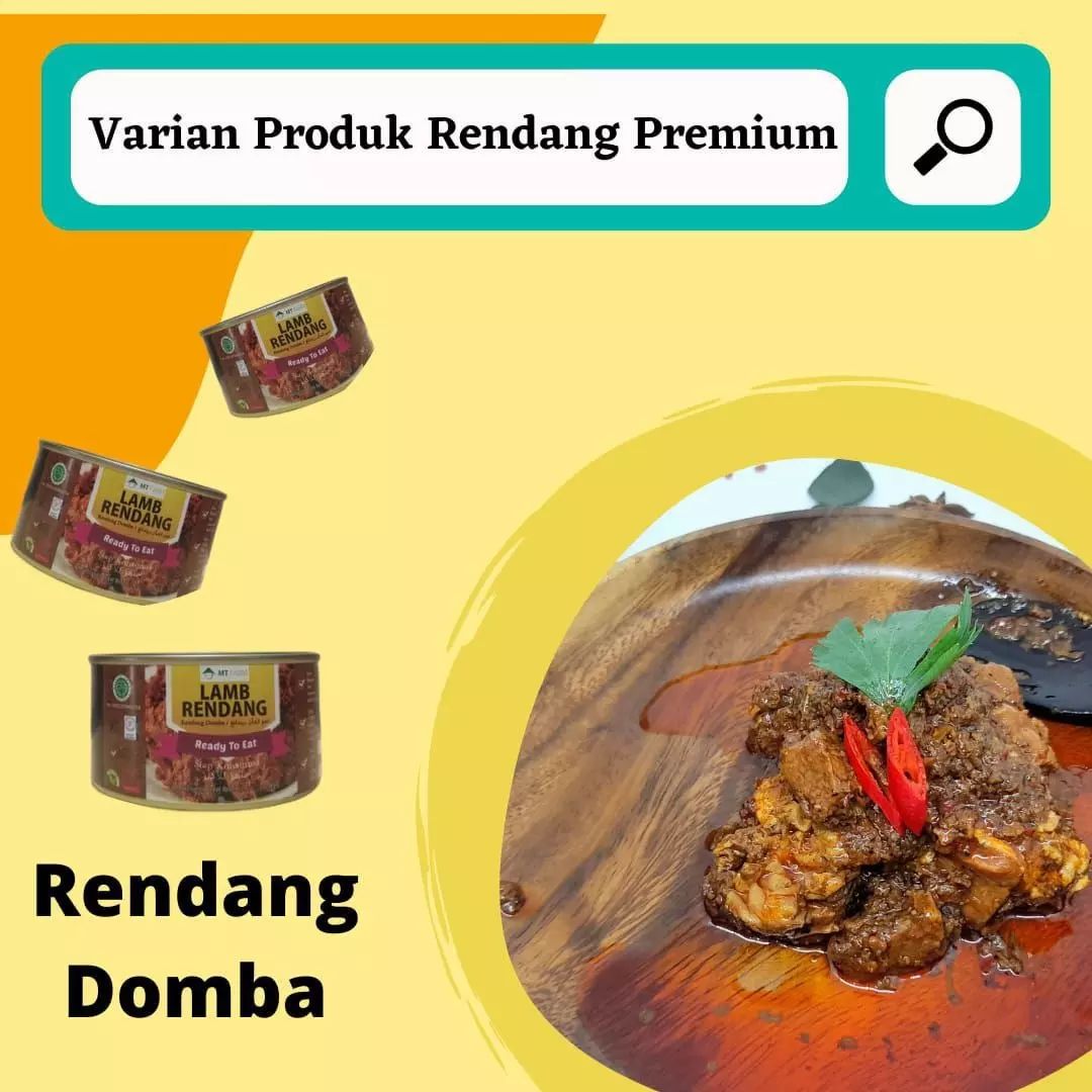 Siapa bilang makan enak perlu waktu lama?

Buktinya, kalau punya stok *Rendang Premium* makan enak dalam waktu singkat????

Udah coba varian Rendang domba belum nih? Kalo belum, yuk stok yang banyak ????

Jangan lupa, beli